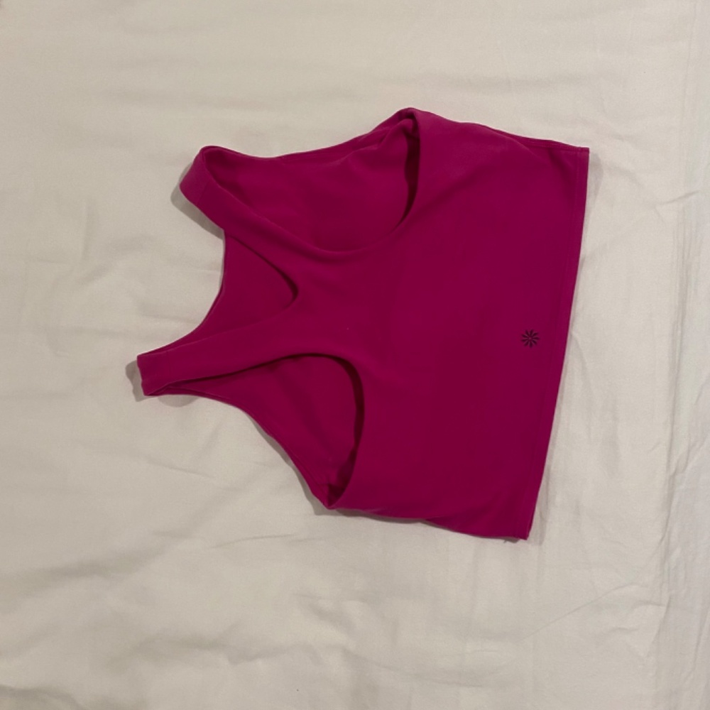 Athleta Raspberry tank top XS - Picture 2 of 3